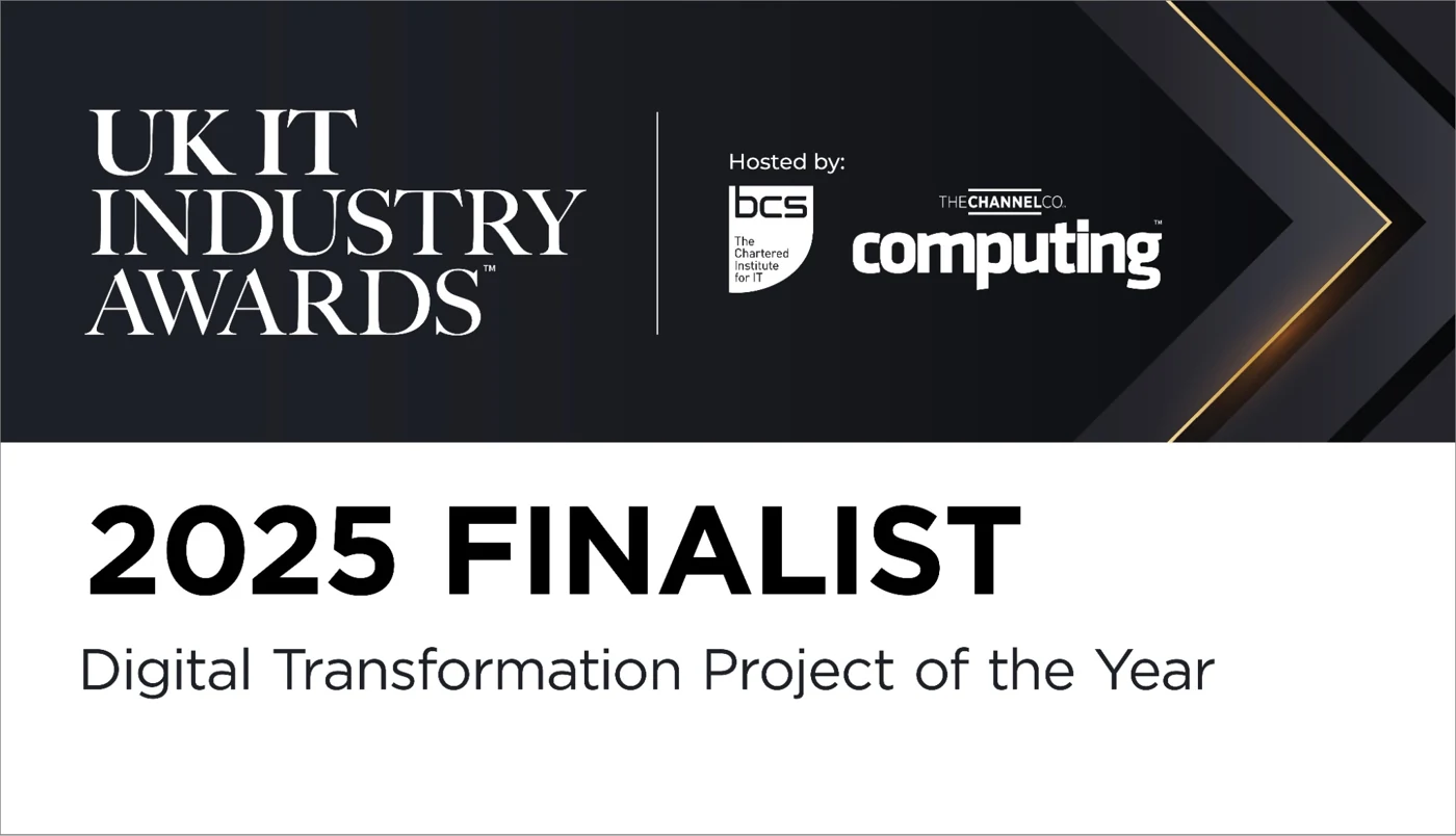 UK IT Industry Awards 2025 Finalist: Digital Transformation Project of the Year